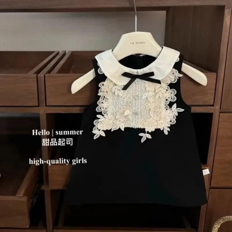 Baby Girl's French Dress Spring and Autumn Children's Princess Doll Collar Birthday Vest Skirt
Baby Girl's French Dress Spring and Autumn Children's Princess Doll Collar Birthday Vest Skirt