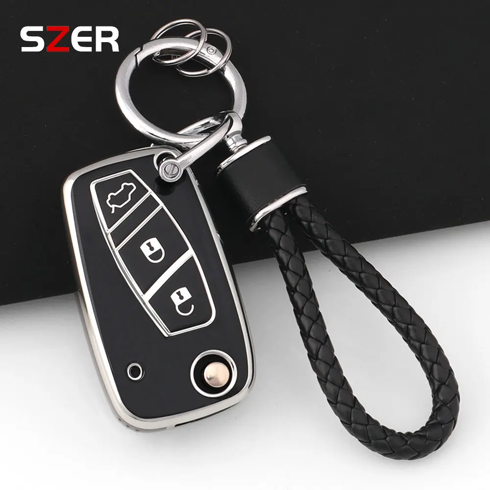 TPU Car Flip Key Case Cover For FIAT 500 Panda Idea Stilo Ducato Punto Bravo Grande Minibus Doblo Keychain Fob Accessories
TPU Car Flip Key Case Cover For FIAT 500 Panda Idea Stilo Ducato Punto Bravo Grande Minibus Doblo Keychain Fob Accessories