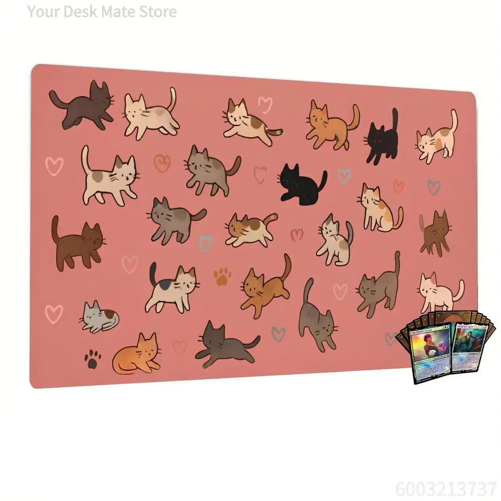Cartoon Cat Print Magic Party Game Mat Durable Rubber for MTG&TCG Games cm Mouse Pad Offices Desk Mats Friendly Design
Cartoon Cat Print Magic Party Game Mat Durable Rubber for MTG&TCG Games cm Mouse Pad Offices Desk Mats Friendly Design