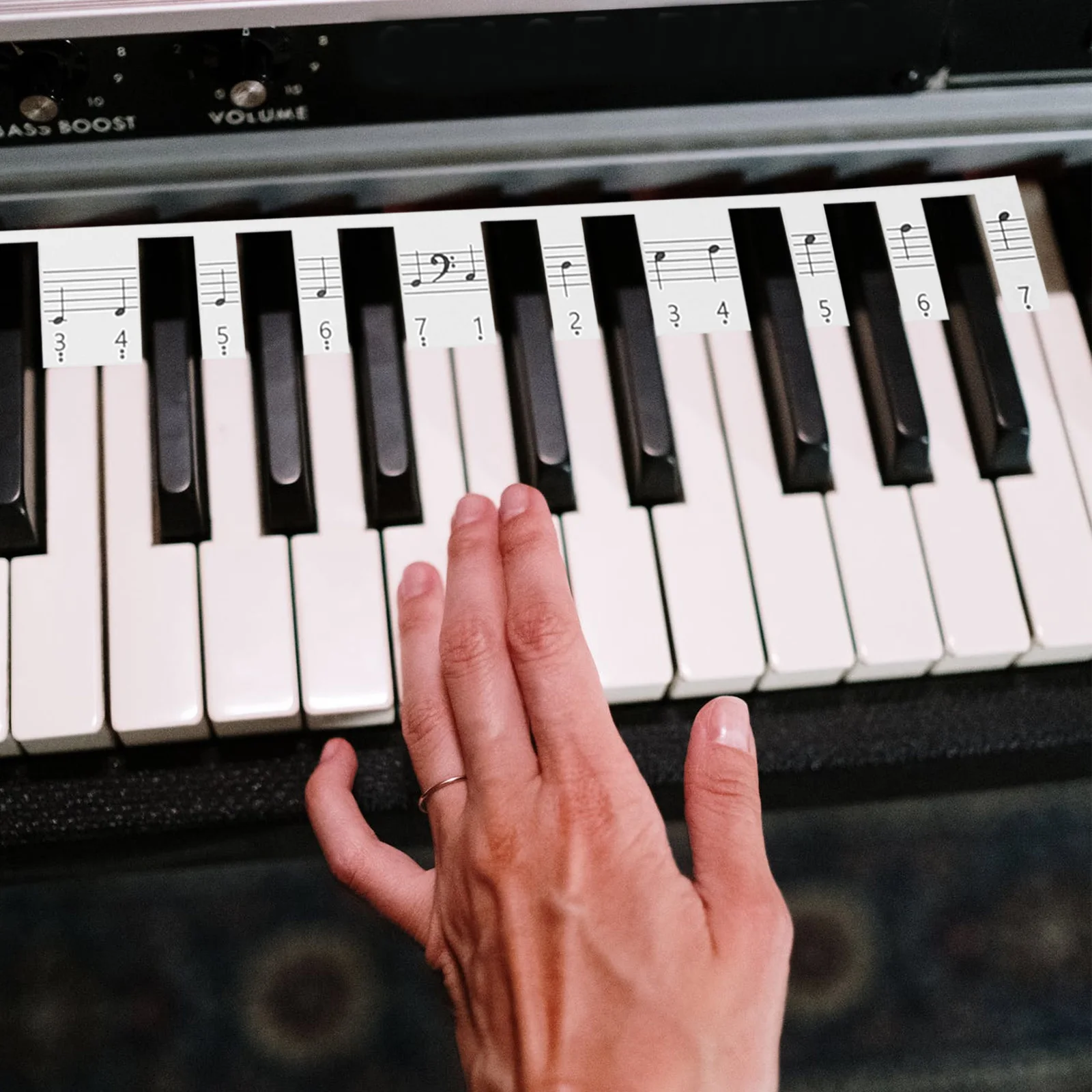 2pcs Piano Keyboard Sticker 88 Key Beginner Decals Easy to Paste Tear No Glue Safe Durable Musical Instruments Accessories
2pcs Piano Keyboard Sticker 88 Key Beginner Decals Easy to Paste Tear No Glue Safe Durable Musical Instruments Accessories