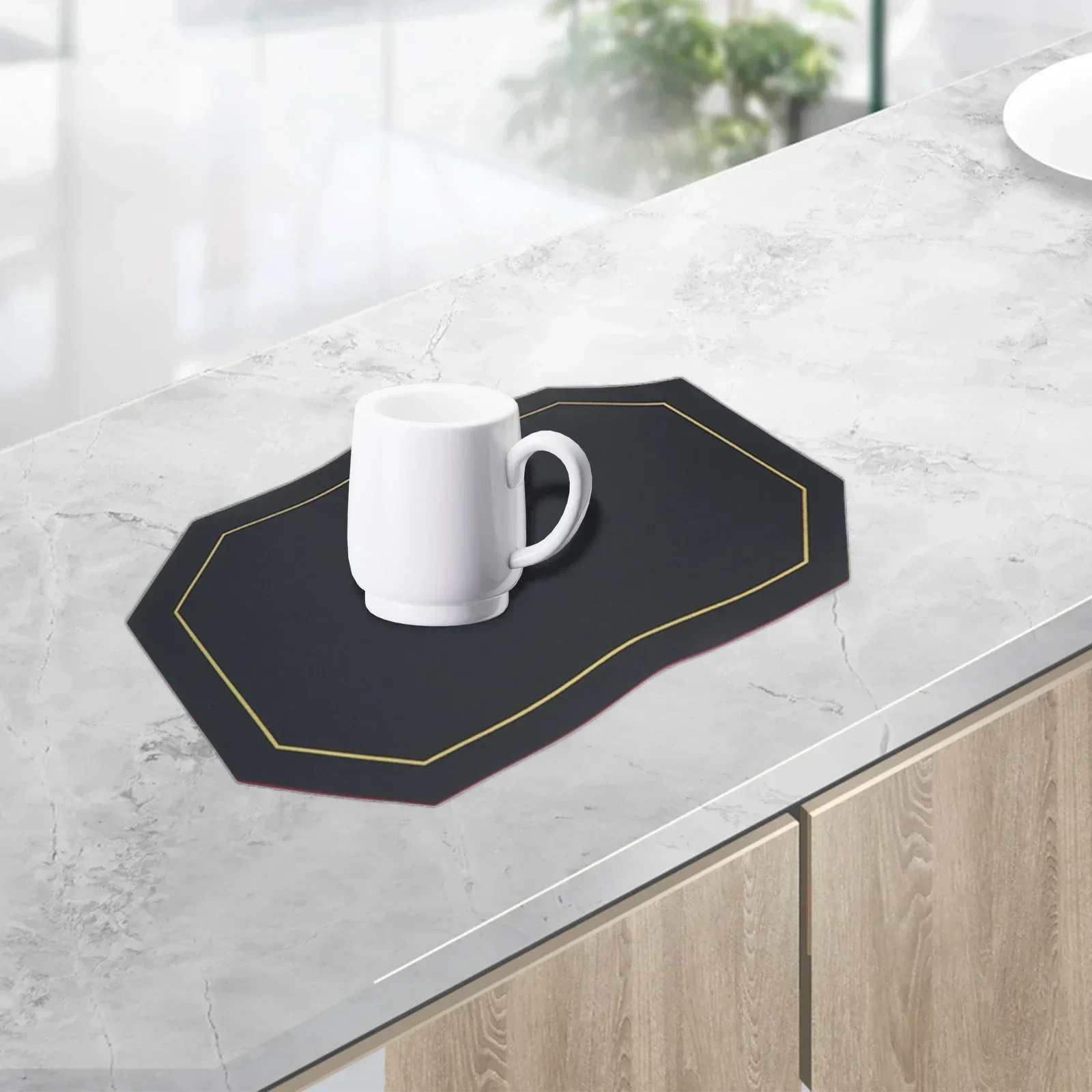 Tea Double-sided Dining Table Mat 4pcs Octagonal Leather Waterproof Table Mat 43*30cm Pu Leather Home Textile Accessories
Tea Double-sided Dining Table Mat 4pcs Octagonal Leather Waterproof Table Mat 43*30cm Pu Leather Home Textile Accessories