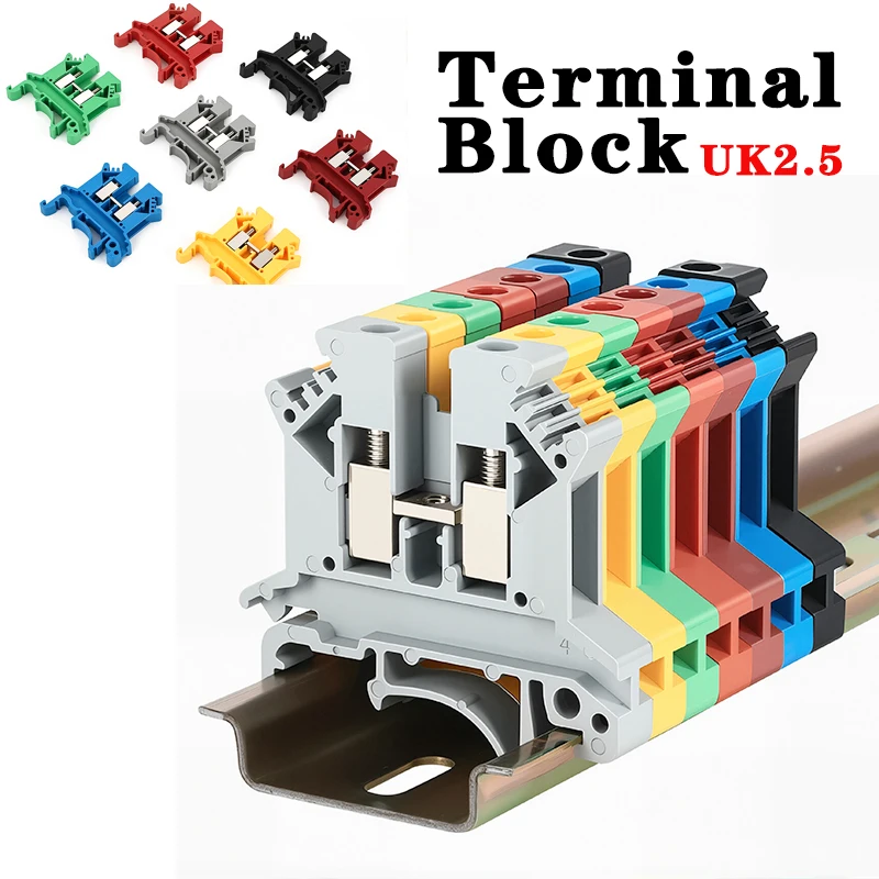 20/50/100Pcs UK2.5B Terminal Block Screw Connection Connect Strip Din Rail 2.5mm² Cable Electrical Wire Connector for Circuit
20/50/100Pcs UK2.5B Terminal Block Screw Connection Connect Strip Din Rail 2.5mm² Cable Electrical Wire Connector for Circuit