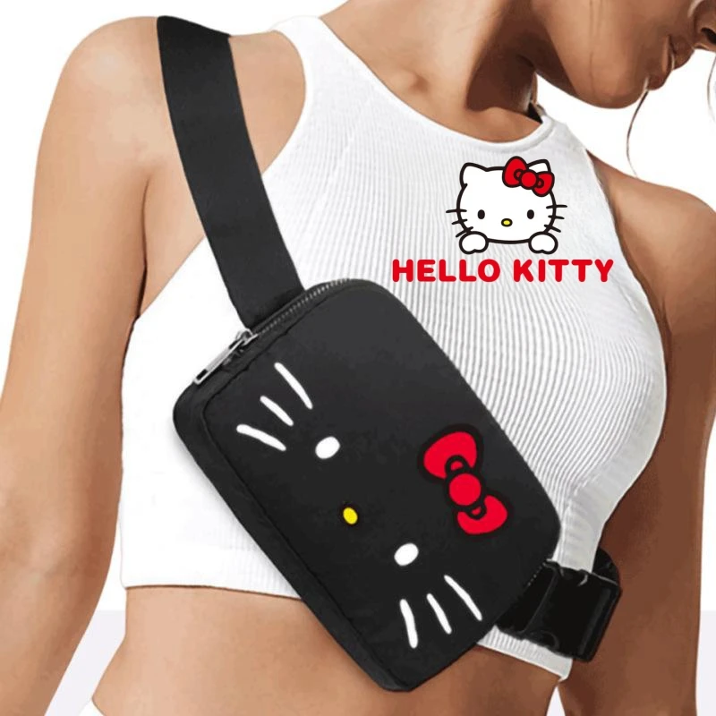 Sanrio, Hello Kitty Fanny Pack Girl Y2k спортивная сумка женская аниме нейлоновая Водонепроницаемая многофункциональная сумка для бега на открытом воздухе
Sanrio, Hello Kitty Fanny Pack Girl Y2k спортивная сумка женская аниме нейлоновая Водонепроницаемая многофункциональная сумка для бега на открытом воздухе