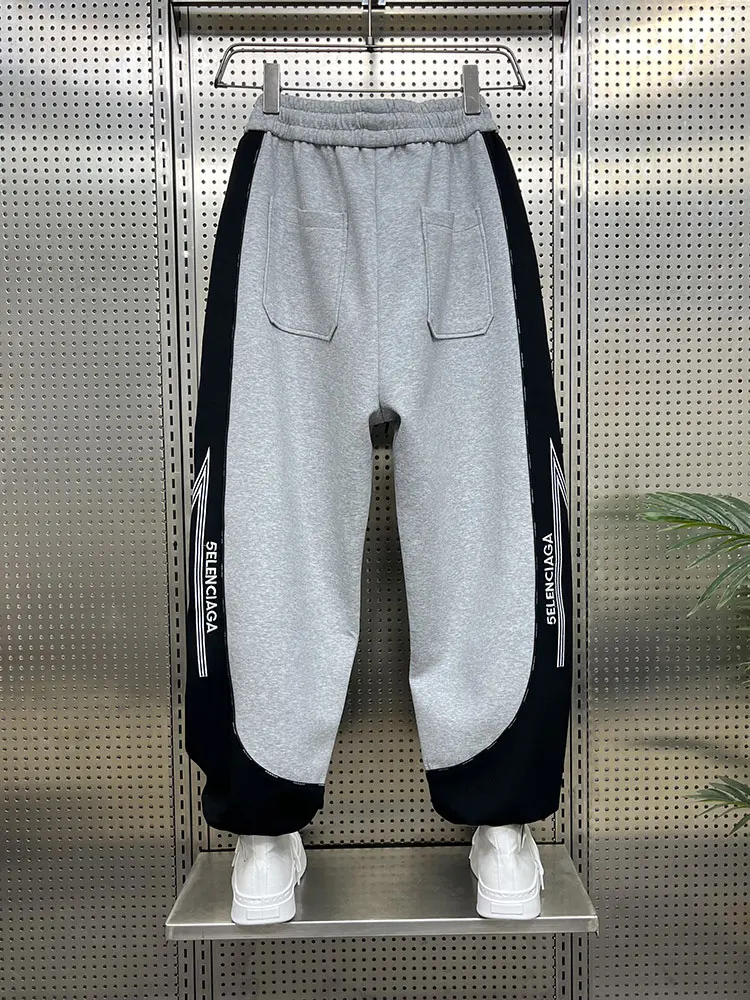 Men's Casual Harajuku Sle Embroidered Patchwork Striped Sports Pants Loose Fit Long Trousers Spring Autumn Harlequin Pants
Men's Casual Harajuku Sle Embroidered Patchwork Striped Sports Pants Loose Fit Long Trousers Spring Autumn Harlequin Pants