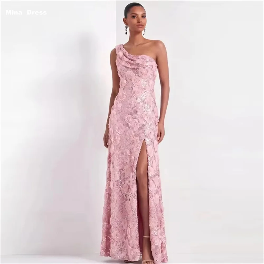 Mina Customized Pink Flower Shoulder Slit Backless Sleeveless Women's Dress Long Dresses for Special Occasions Prom Dress 2026
Mina Customized Pink Flower Shoulder Slit Backless Sleeveless Women's Dress Long Dresses for Special Occasions Prom Dress 2026