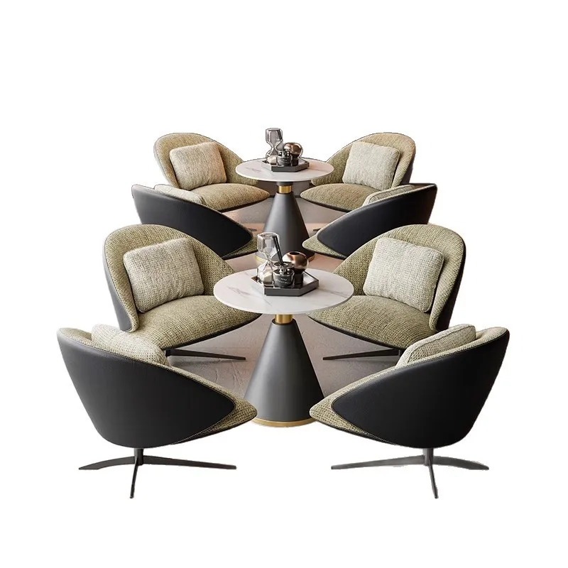 Italian minimalist meeting guests to negotiate sofa chair combination, leisure 4S store reception sofa tables and chairs
Italian minimalist meeting guests to negotiate sofa chair combination, leisure 4S store reception sofa tables and chairs