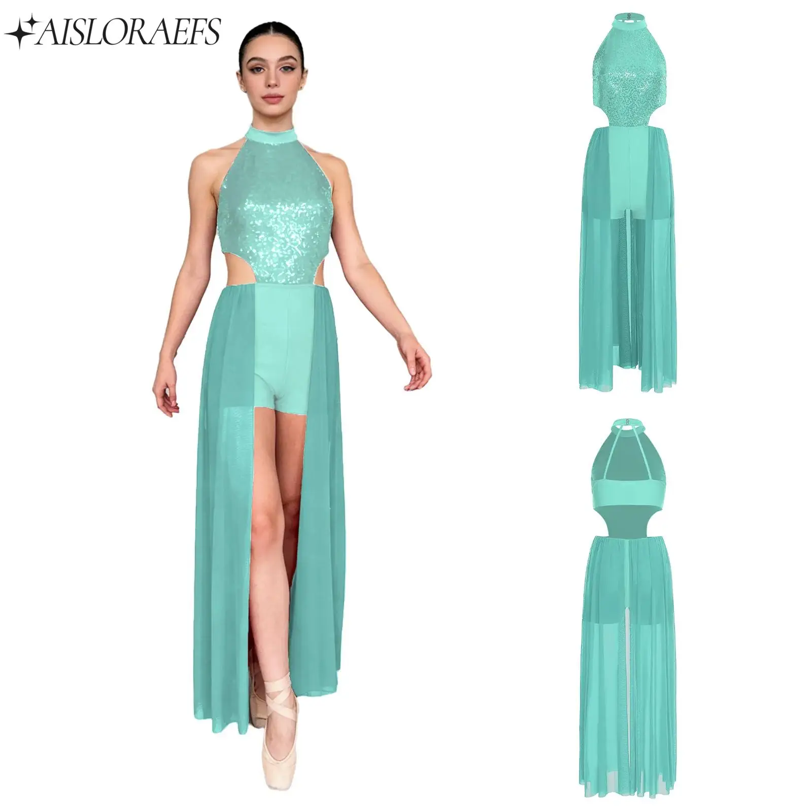 Женское балетное платье для лирических и современных танцев, гимнастический костюм для выступлений, женское блестящее платье макси с пайетками и открытой спиной
Женское балетное платье для лирических и современных танцев, гимнастический костюм для выступлений, женское блестящее платье макси с пайетками и открытой спиной