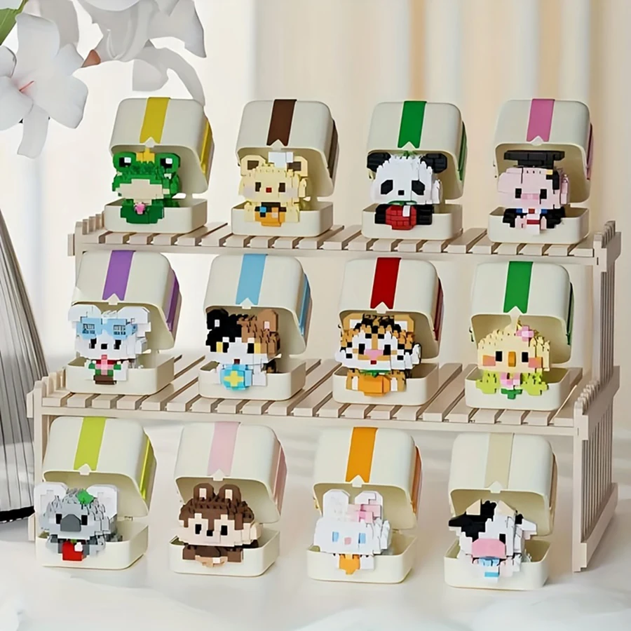 12 cute little animal gift box building blocks. Educational building block toys, festival gifts, birthday gifts.
12 cute little animal gift box building blocks. Educational building block toys, festival gifts, birthday gifts.