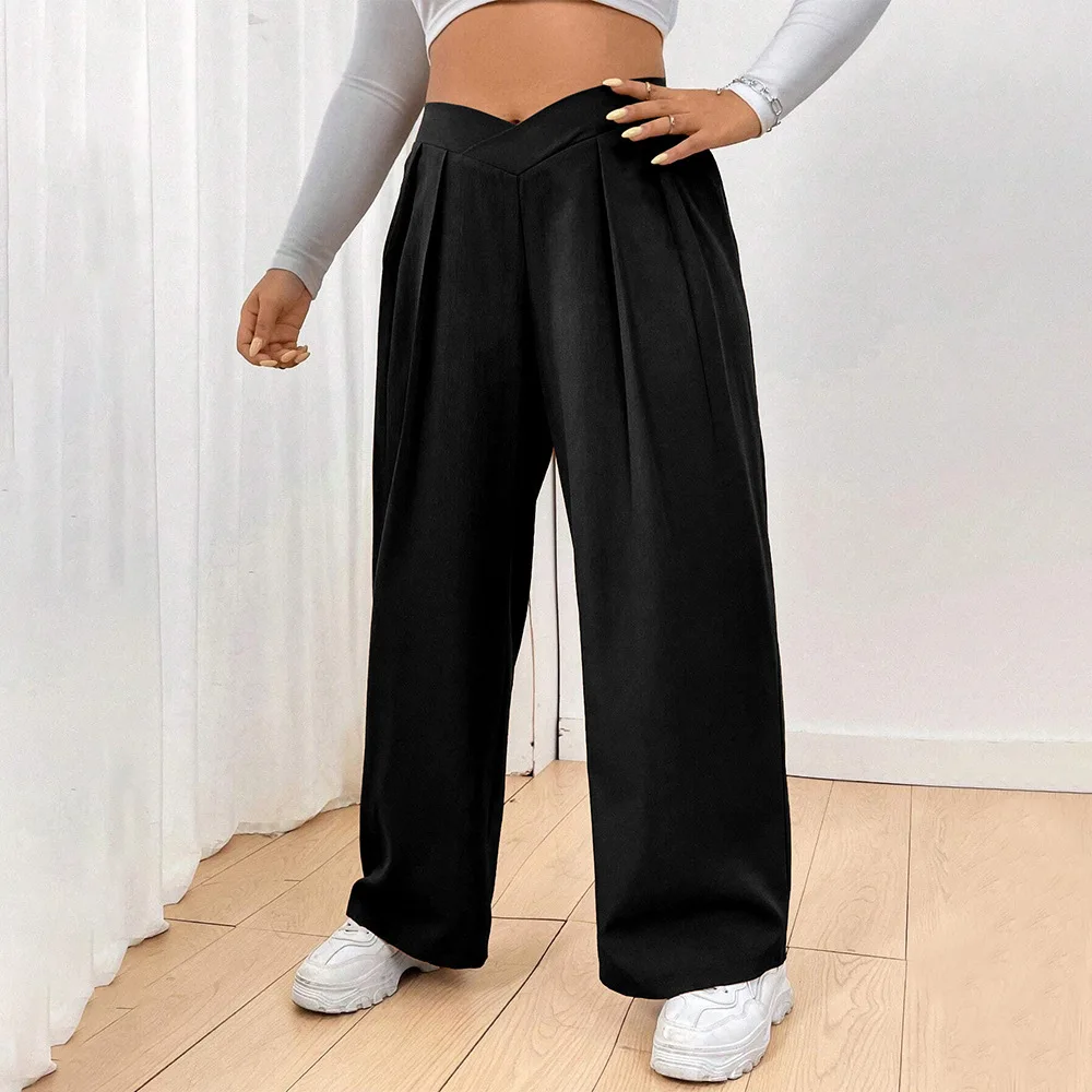 2025 Women's Loose Casual Pants Comfortable Home Pants Solid Color Casual Wide Leg Sports Pants
2025 Women's Loose Casual Pants Comfortable Home Pants Solid Color Casual Wide Leg Sports Pants