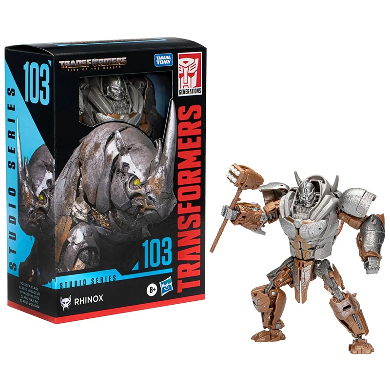 TAKARA TOMY Трансформеры Toys Studio Series Voyager Class Rise of The Beasts 107, носорог, 6,5-дюймовая фигурка, подарок SS103
TAKARA TOMY Трансформеры Toys Studio Series Voyager Class Rise of The Beasts 107, носорог, 6,5-дюймовая фигурка, подарок SS103