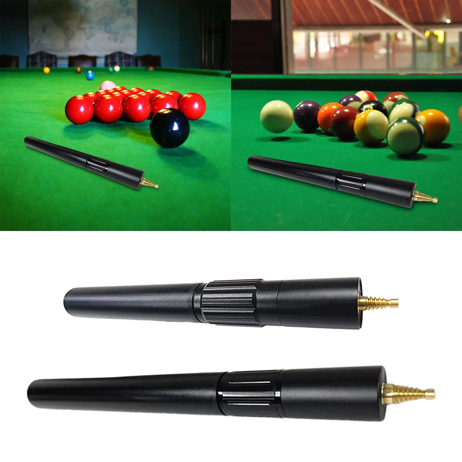 Billiard cue extension, telescopic pool cue extension rod attachment, cue end
Billiard cue extension, telescopic pool cue extension rod attachment, cue end