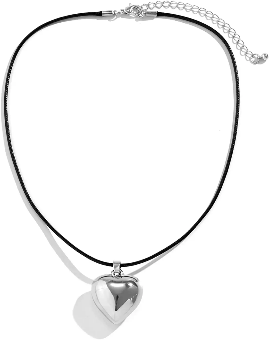 Chunky Puffy Heart Choker Big Heart Pendant Adjustable Velvet Chain Heart Necklaces for Women Y2K Trendy Jewelry Accessories
Chunky Puffy Heart Choker Big Heart Pendant Adjustable Velvet Chain Heart Necklaces for Women Y2K Trendy Jewelry Accessories