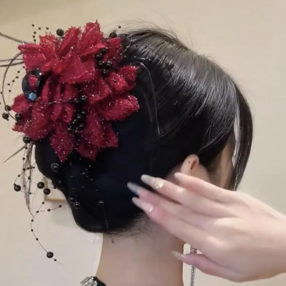 Модные заколки для волос с цветком пиона, пластиковые заколки с блестками и цветами, заколки для волос с кисточками в виде краба для девочек
Модные заколки для волос с цветком пиона, пластиковые заколки с блестками и цветами, заколки для волос с кисточками в виде краба для девочек