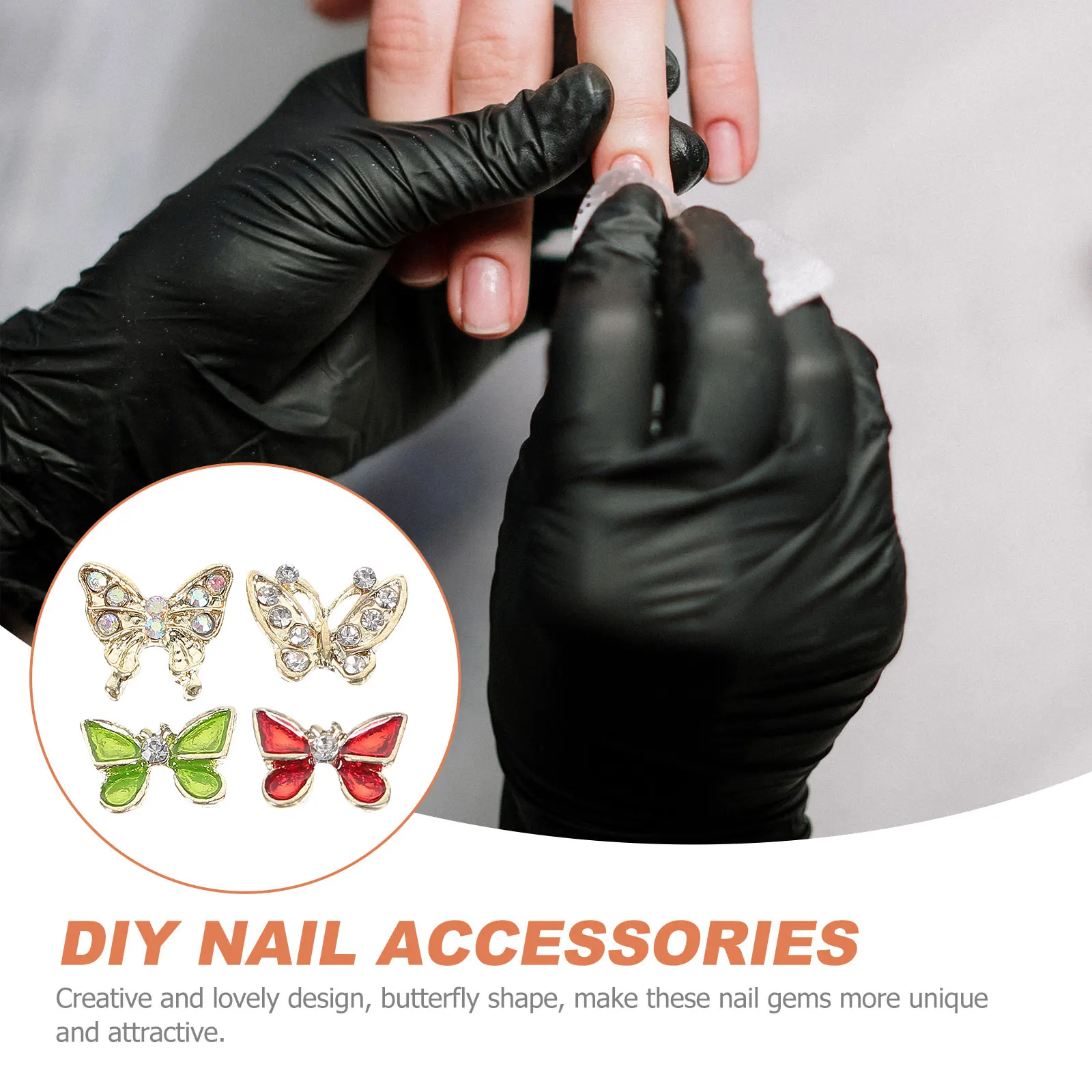 40pcs Butterfly Nail Gems Rhinestone Decorations Women Fake Nails Christmas Prom DIY Manicure Supplies Long Lasting
40pcs Butterfly Nail Gems Rhinestone Decorations Women Fake Nails Christmas Prom DIY Manicure Supplies Long Lasting