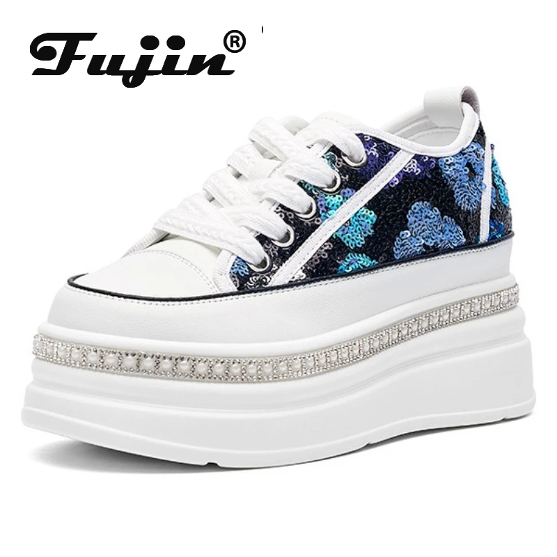 Fujin 7cm Air Mesh Synthetic Microfiber Leather Summer Shoes Women Casual Ladies Fashion Chunky Sneakers Platform Wedge Skate
Fujin 7cm Air Mesh Synthetic Microfiber Leather Summer Shoes Women Casual Ladies Fashion Chunky Sneakers Platform Wedge Skate