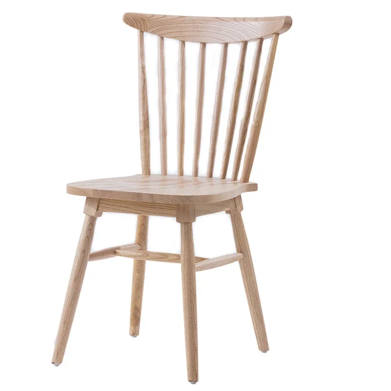 Solid wood Casual home log Simple study restaurant Back American retro Windsor Nordic dining chair
Solid wood Casual home log Simple study restaurant Back American retro Windsor Nordic dining chair