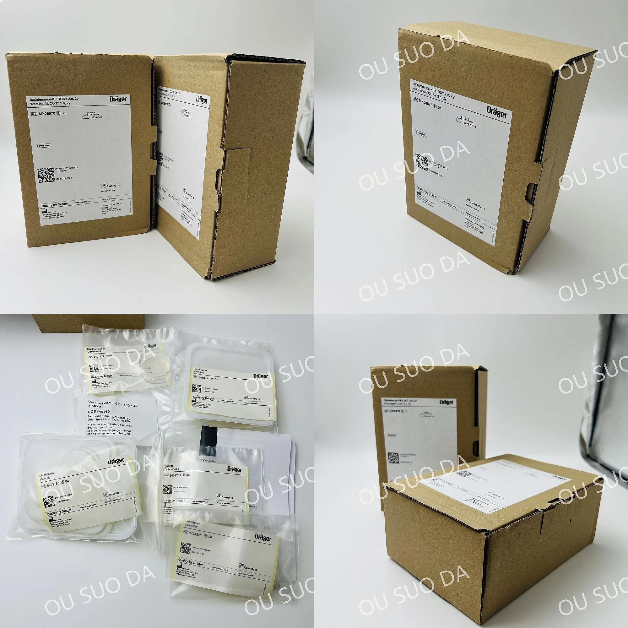 Drager MX08878 COSY 2 Years Kit for Fabius GS Anesthesia Machine
Drager MX08878 COSY 2 Years Kit for Fabius GS Anesthesia Machine