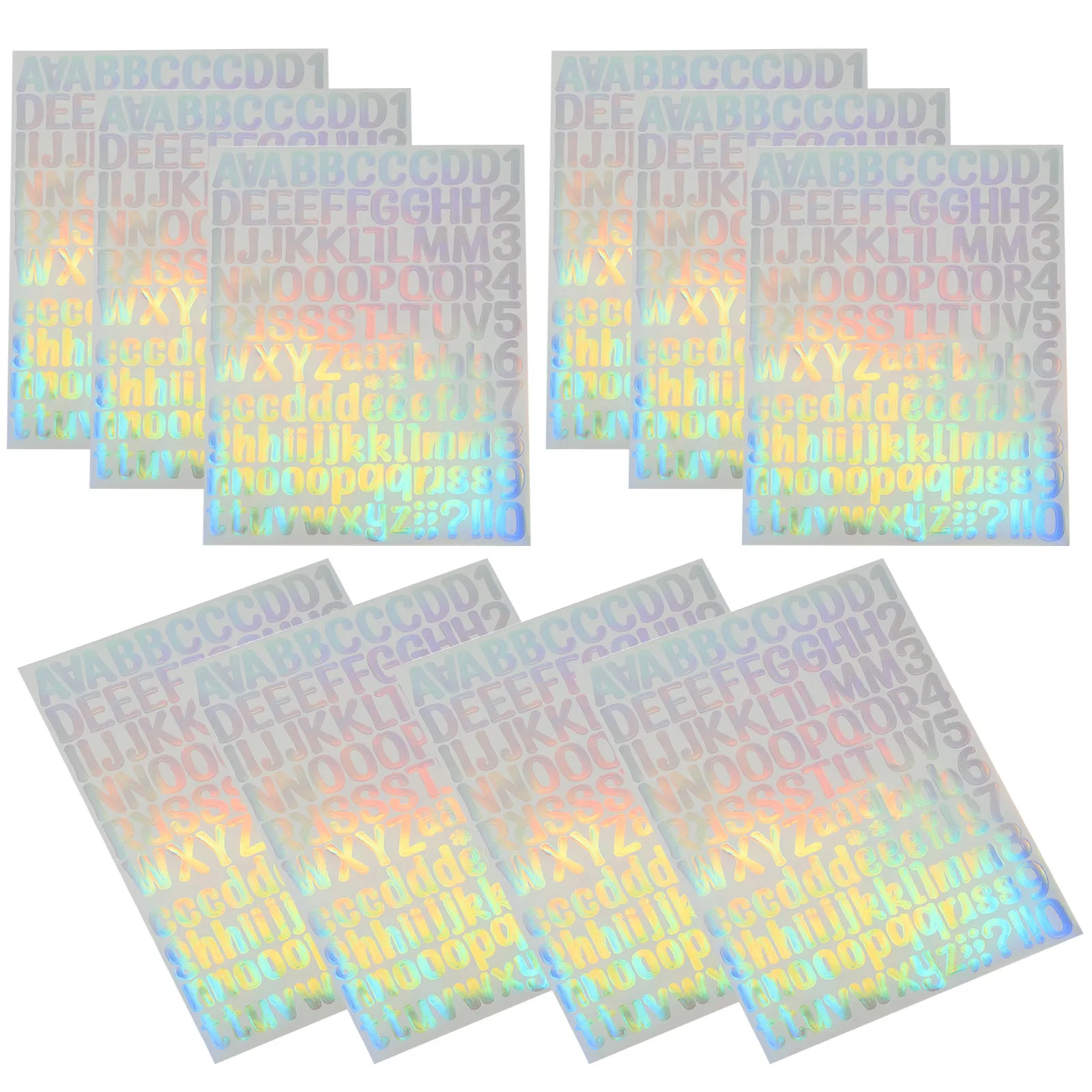 10 Sheets Laser Number Stickers Self Adhesive Vinyl Waterproof Removable Letter Decals for Mailbox Car Craft Home Decoration
10 Sheets Laser Number Stickers Self Adhesive Vinyl Waterproof Removable Letter Decals for Mailbox Car Craft Home Decoration