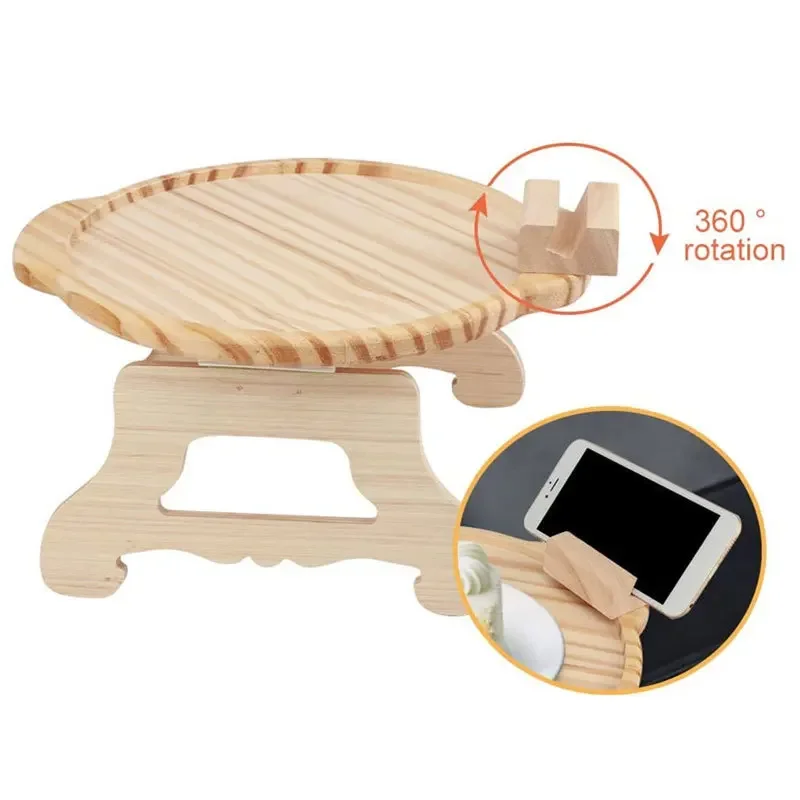 Round Foldable Sofa Armrest Tray Bamboo Wood Clip-on Storage Rack Snack and Tea Table Storages Shelf Home Organizer With Holder
Round Foldable Sofa Armrest Tray Bamboo Wood Clip-on Storage Rack Snack and Tea Table Storages Shelf Home Organizer With Holder