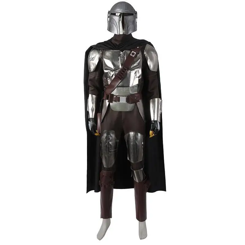 Adult Wars Men's Halloween Cosplay Costume Padded Jumpsuit, Attached Cape, and Molded Half Mask for Halloween Cosplay Costumes
Adult Wars Men's Halloween Cosplay Costume Padded Jumpsuit, Attached Cape, and Molded Half Mask for Halloween Cosplay Costumes