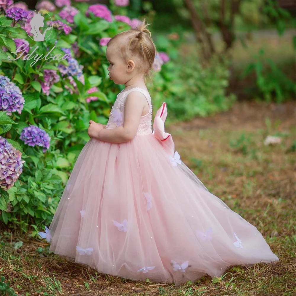 Платье с цветочной аппликацией для девочек, платье без рукавов с бантом длиной до пола, расшитое бисером, роскошное торжественное платье для первого причастия, новое индивидуальное платье
Платье с цветочной аппликацией для девочек, платье без рукавов с бантом длиной до пола, расшитое бисером, роскошное торжественное платье для первого причастия, новое индивидуальное платье