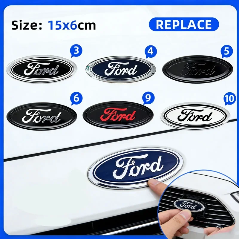 15x6CM ABS for Fiesta Ranger Focus Fusion Escape Transit Mondeo Edge Ecosport Transit Car Front Hood Trunk Tail Emblems Stickers
15x6CM ABS for Fiesta Ranger Focus Fusion Escape Transit Mondeo Edge Ecosport Transit Car Front Hood Trunk Tail Emblems Stickers