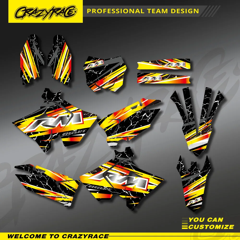 Motorcycle Stickers Kits For SUZUKI 125-250 RM 2001-2008 Polisport resyling Full Graphics Decals Background Custom Decoration
Motorcycle Stickers Kits For SUZUKI 125-250 RM 2001-2008 Polisport resyling Full Graphics Decals Background Custom Decoration