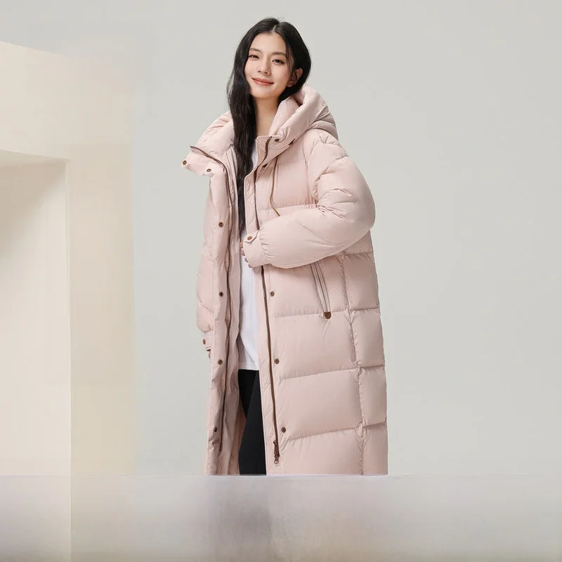 Snowy Flight Autumn 2026 Women's Long Hooded Thickened Knee-Length Warm Casual Fashion Korean Loose down Jacket
Snowy Flight Autumn 2026 Women's Long Hooded Thickened Knee-Length Warm Casual Fashion Korean Loose down Jacket
