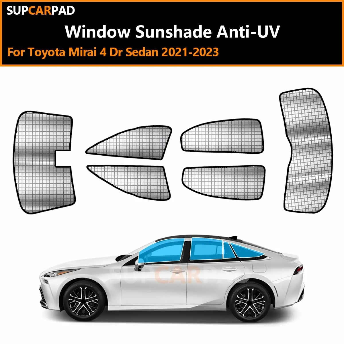 For Toyota Mirai 4 Dr Sedan 2021-2023 Custom Car Window Sunshade Anti-UV Car Sun Window Visors Sunshade Covers Accessories
For Toyota Mirai 4 Dr Sedan 2021-2023 Custom Car Window Sunshade Anti-UV Car Sun Window Visors Sunshade Covers Accessories