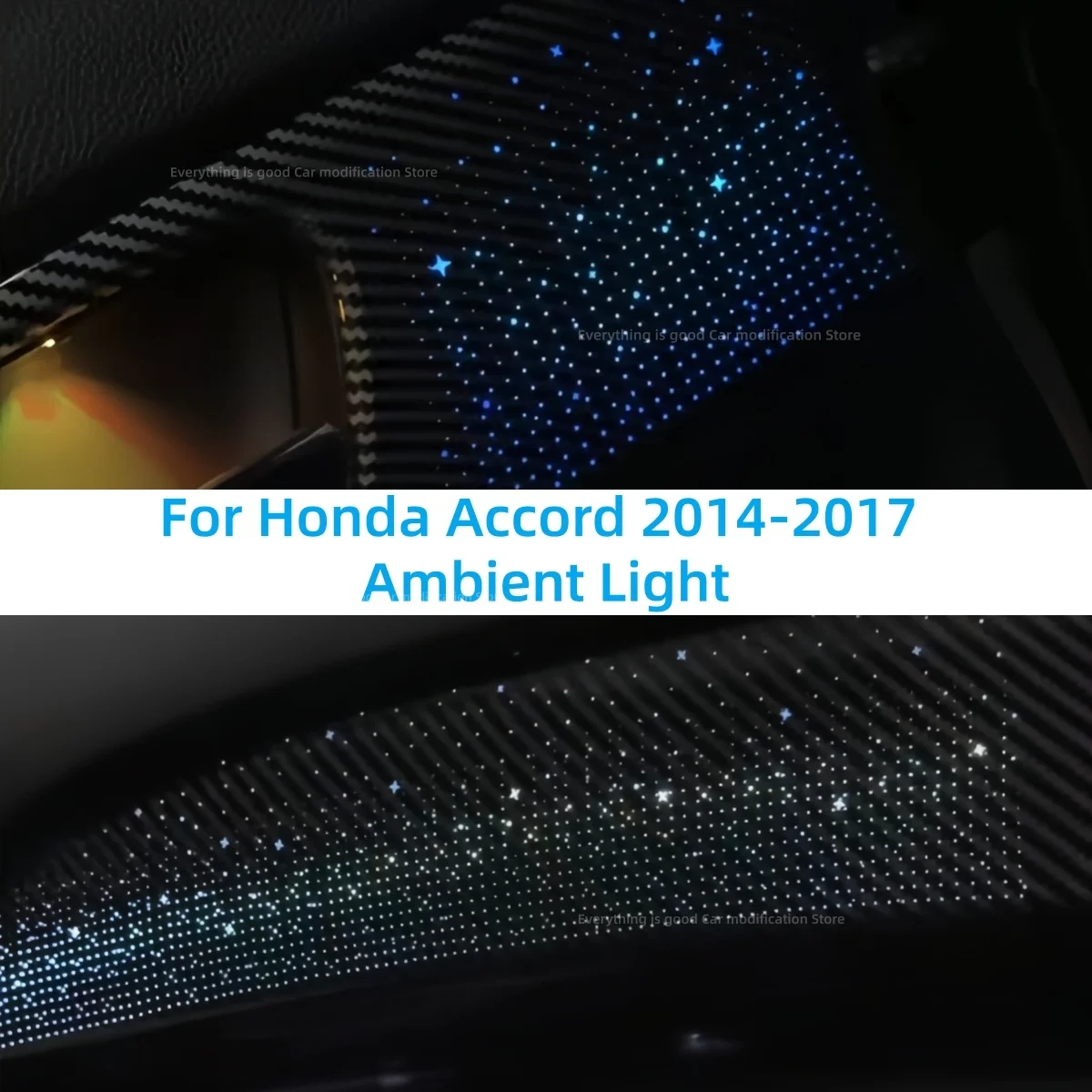 Светодиодная подсветка салона для Honda Accord 2014-2017, улучшение освещения салона автомобиля, аксессуары для авто, дизайн в стиле звездного неба с карбоновым узором.
Светодиодная подсветка салона для Honda Accord 2014-2017, улучшение освещения салона автомобиля, аксессуары для авто, дизайн в стиле звездного неба с карбоновым узором.