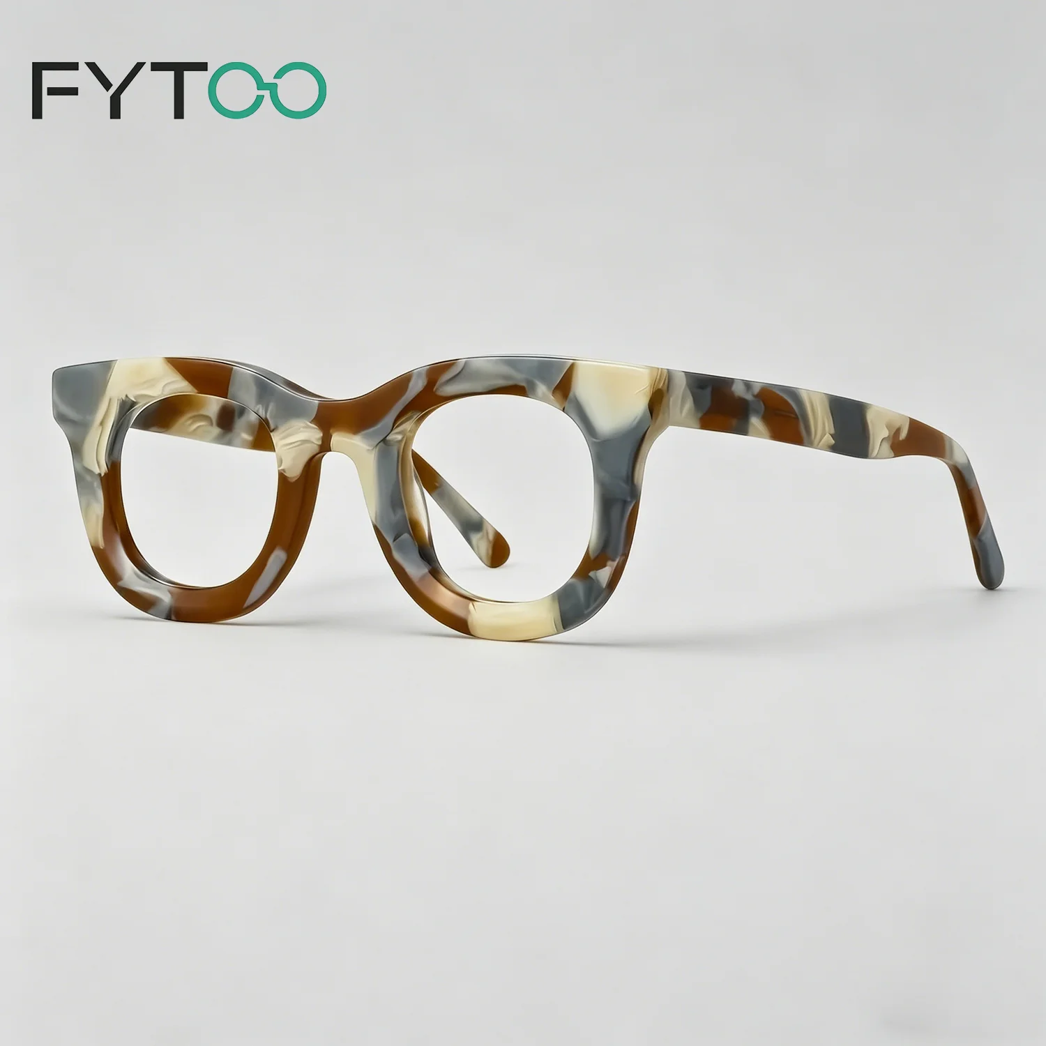 FYTOO Acetate Bold Square Eyeglasses, Durable Random Pattern Fashion Eyewear Frames for Men Women 1770-06
FYTOO Acetate Bold Square Eyeglasses, Durable Random Pattern Fashion Eyewear Frames for Men Women 1770-06