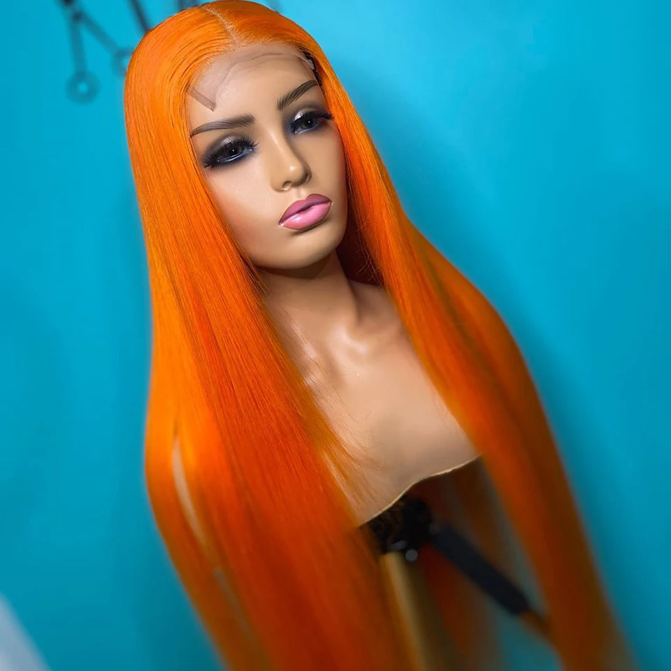 Long Soft Orange 180Density 26 inch Silky Straight Lace Front Wig For Women Babyhair Preplucked Heat Resistant Glueless Daily
Long Soft Orange 180Density 26 inch Silky Straight Lace Front Wig For Women Babyhair Preplucked Heat Resistant Glueless Daily