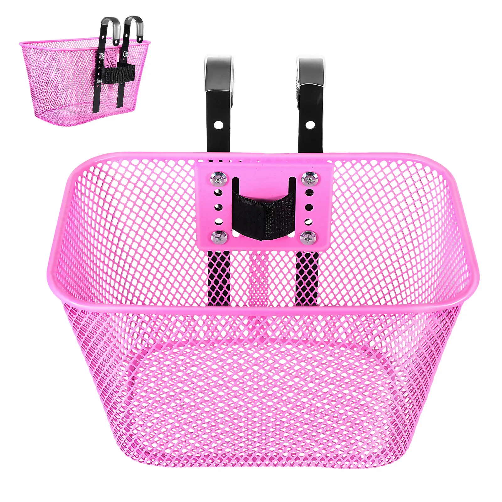 Bicycle Basket Bike Baskets for Women Grid Iron Removable Front Handlebar Kids Friendly Sturdy Construction Spacious
Bicycle Basket Bike Baskets for Women Grid Iron Removable Front Handlebar Kids Friendly Sturdy Construction Spacious