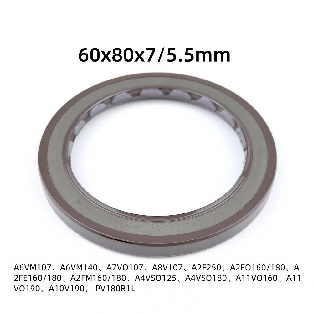 Shaft Oil Seal NBR FKM 55/60*80*6/7/5.5mm/60*90*7/6mmTC Fluorine rubber Hydraulic Pump A6VM107 PV180R1L Motor Seal ISO 9001:2008
Shaft Oil Seal NBR FKM 55/60*80*6/7/5.5mm/60*90*7/6mmTC Fluorine rubber Hydraulic Pump A6VM107 PV180R1L Motor Seal ISO 9001:2008
