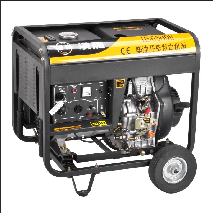 6kw 50Hz Frequency 220V Output Open-Frame DG8000E Portable Diesel Generator for Home Single Phase Silent Type
6kw 50Hz Frequency 220V Output Open-Frame DG8000E Portable Diesel Generator for Home Single Phase Silent Type