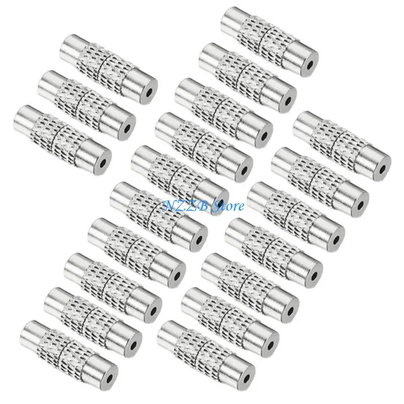 T21F 20Pieces Brass Screw Clasps Jewelry Connectors for Bracelet Necklace Crafting
T21F 20Pieces Brass Screw Clasps Jewelry Connectors for Bracelet Necklace Crafting