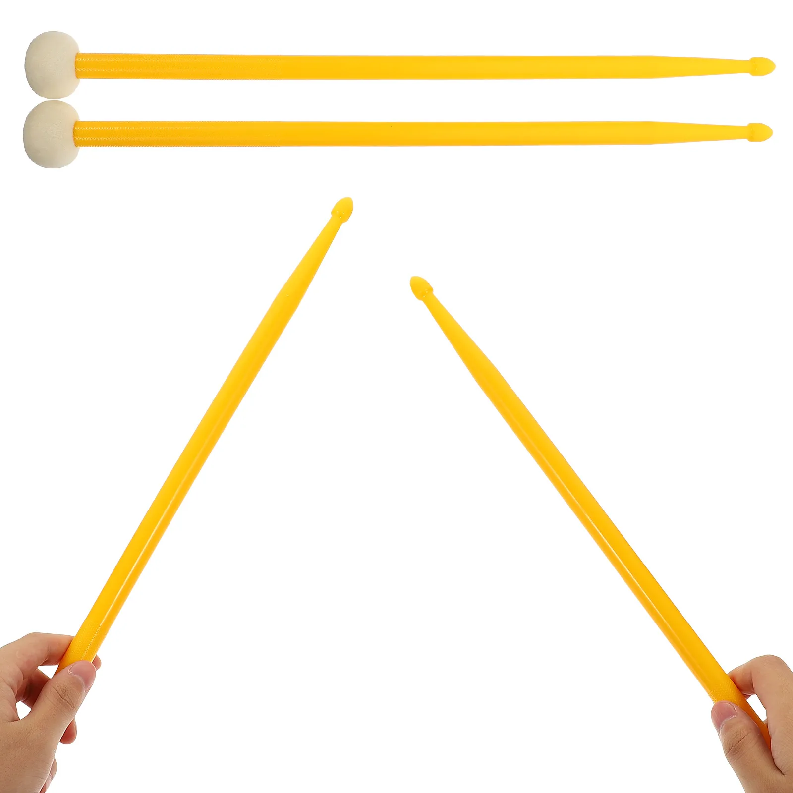 Drumsticks Double-headed End Sided Professional Musical Instrument for Yellow Tip
Drumsticks Double-headed End Sided Professional Musical Instrument for Yellow Tip