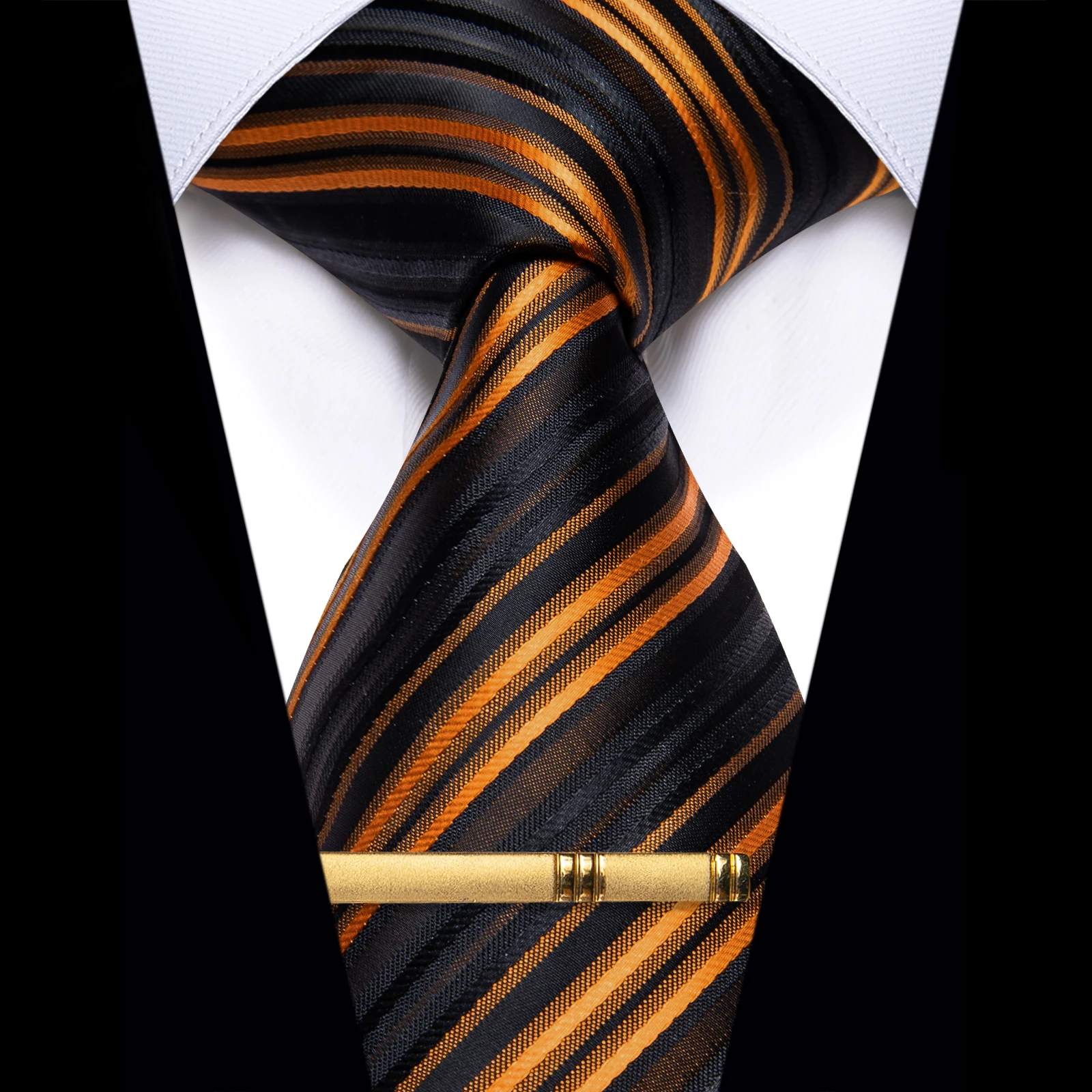 Luxury Black Gold Necktie for Man Business Wholesale Classic Striped Men's Silk Tie Gravatas Para Homen Wedding Shirt Accessory
Luxury Black Gold Necktie for Man Business Wholesale Classic Striped Men's Silk Tie Gravatas Para Homen Wedding Shirt Accessory