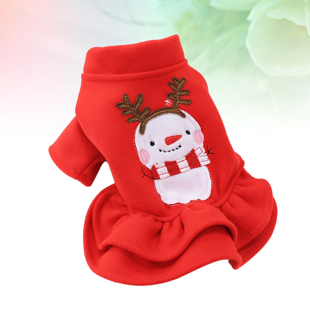 Dog Skirt Christmas Snowman Design Red Size L Puppy Skirt Pet Clothes Perfect for Walking Jogging Pet Dog Clothes
Dog Skirt Christmas Snowman Design Red Size L Puppy Skirt Pet Clothes Perfect for Walking Jogging Pet Dog Clothes