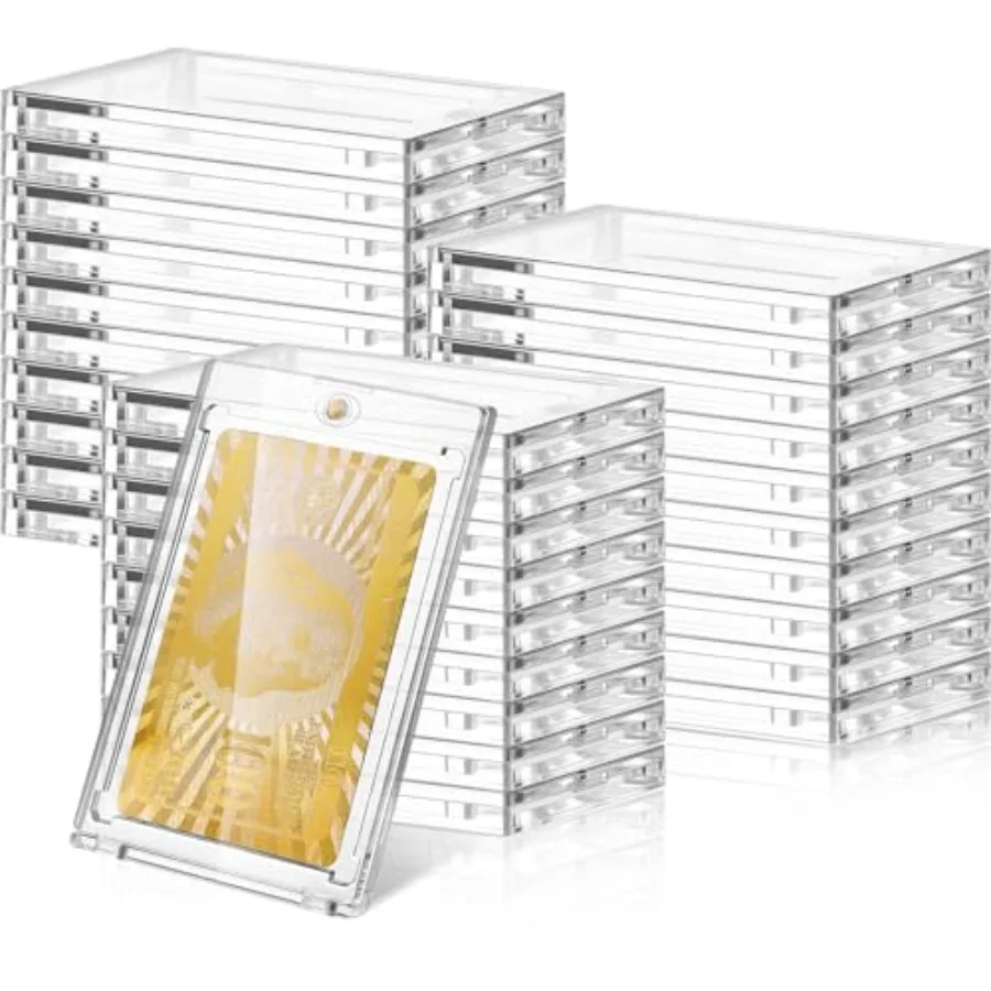 Pcs Magnetic Card Holder, Holder Case Clear Protectors for Thick Baseball Football Hockey Cards
Pcs Magnetic Card Holder, Holder Case Clear Protectors for Thick Baseball Football Hockey Cards
