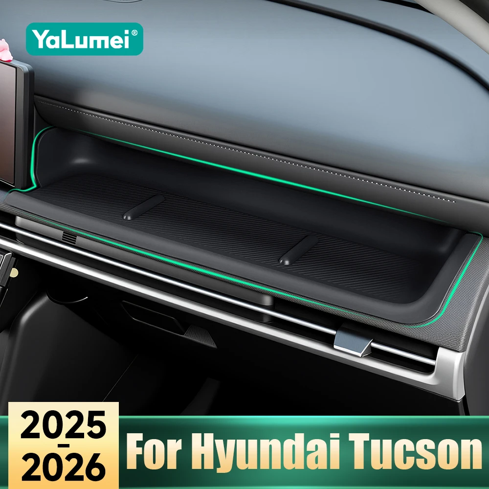 For Hyundai Tucson Limited Hybrid 2025 2026 Car Dashboard Non-Slip Mat Center Console Storage Silicone Anti-scratch Tray Pad
For Hyundai Tucson Limited Hybrid 2025 2026 Car Dashboard Non-Slip Mat Center Console Storage Silicone Anti-scratch Tray Pad