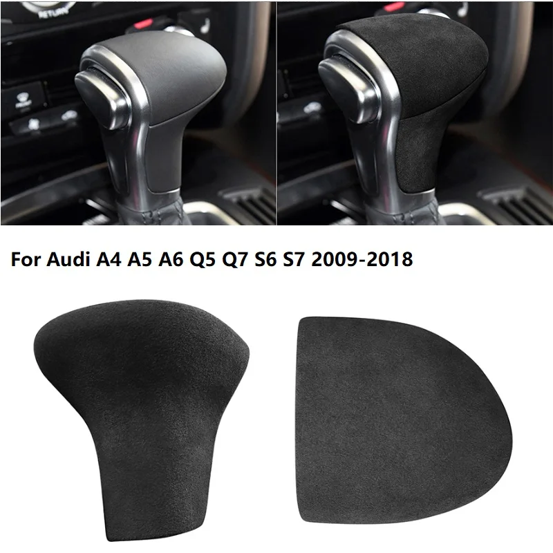 2pcs Car Gear Shift Handle Head Decor Cover For Audi A4 A5 A6 Q5 Q7 S6 S7 2009-2018 Suede Gear Shift Knob Protective Cover Parts
2pcs Car Gear Shift Handle Head Decor Cover For Audi A4 A5 A6 Q5 Q7 S6 S7 2009-2018 Suede Gear Shift Knob Protective Cover Parts