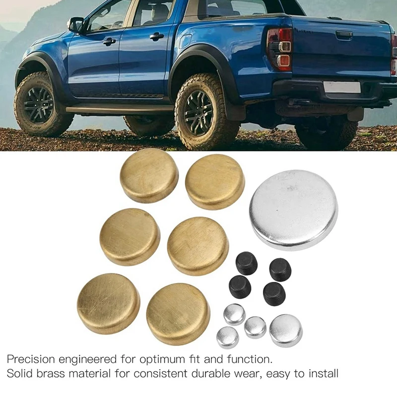 Brass Freeze Plug Kit Engine Expansion Plugs PE-108R PE108B For Small Block Windsor Engines 255Ci 260Ci 289Ci 1962-2001-A92D
Brass Freeze Plug Kit Engine Expansion Plugs PE-108R PE108B For Small Block Windsor Engines 255Ci 260Ci 289Ci 1962-2001-A92D