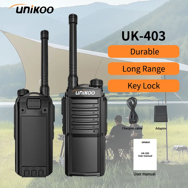 Unikoo UK403 2 шт. Портативная рация 16-канальный комплект без лицензийной связи двусторонний радиоприемник
Unikoo UK403 2 шт. Портативная рация 16-канальный комплект без лицензийной связи двусторонний радиоприемник
