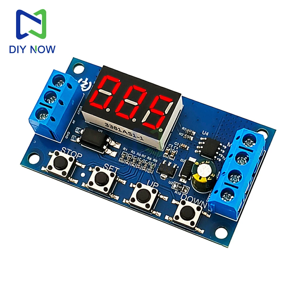 ZK-MC01 DC3.3-15V 50W High Power Motor Forward and Reverse Controller Auto Cycle Timing Delay Module Signal Trigger Brush Motor
ZK-MC01 DC3.3-15V 50W High Power Motor Forward and Reverse Controller Auto Cycle Timing Delay Module Signal Trigger Brush Motor