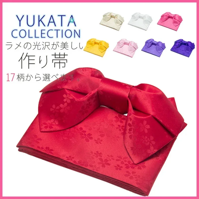 6Colors Japanese Kimono Obi Women Solid Yukata Belt Classic Geisha Kimonos Autumn Waist Belt Sweet Dressing Bow Tie Setting Belt
6Colors Japanese Kimono Obi Women Solid Yukata Belt Classic Geisha Kimonos Autumn Waist Belt Sweet Dressing Bow Tie Setting Belt