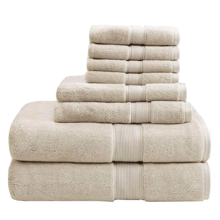 800GSM Bathroom Towel Set of 8 100 Cotton Bath Towel Set for Bathroom Luxurious Highly Absorbent 2 Bath Towels 2 Hand Towels 4 W
800GSM Bathroom Towel Set of 8 100 Cotton Bath Towel Set for Bathroom Luxurious Highly Absorbent 2 Bath Towels 2 Hand Towels 4 W