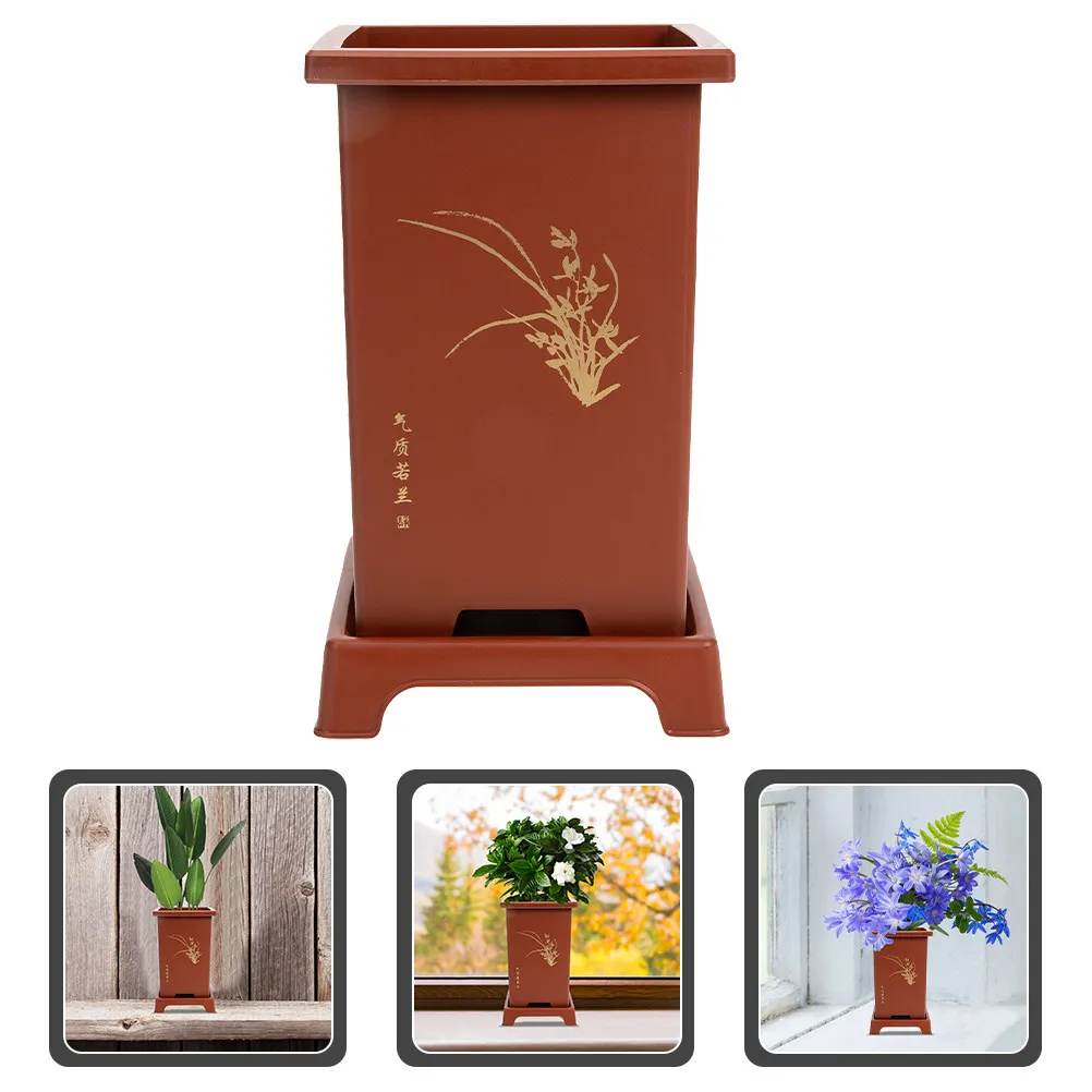 1Set Resin Orchid Flower Pot Simple Breathable Decorative Plant Holder for Garden Balcony Desk Spring Outdoor Decor
1Set Resin Orchid Flower Pot Simple Breathable Decorative Plant Holder for Garden Balcony Desk Spring Outdoor Decor