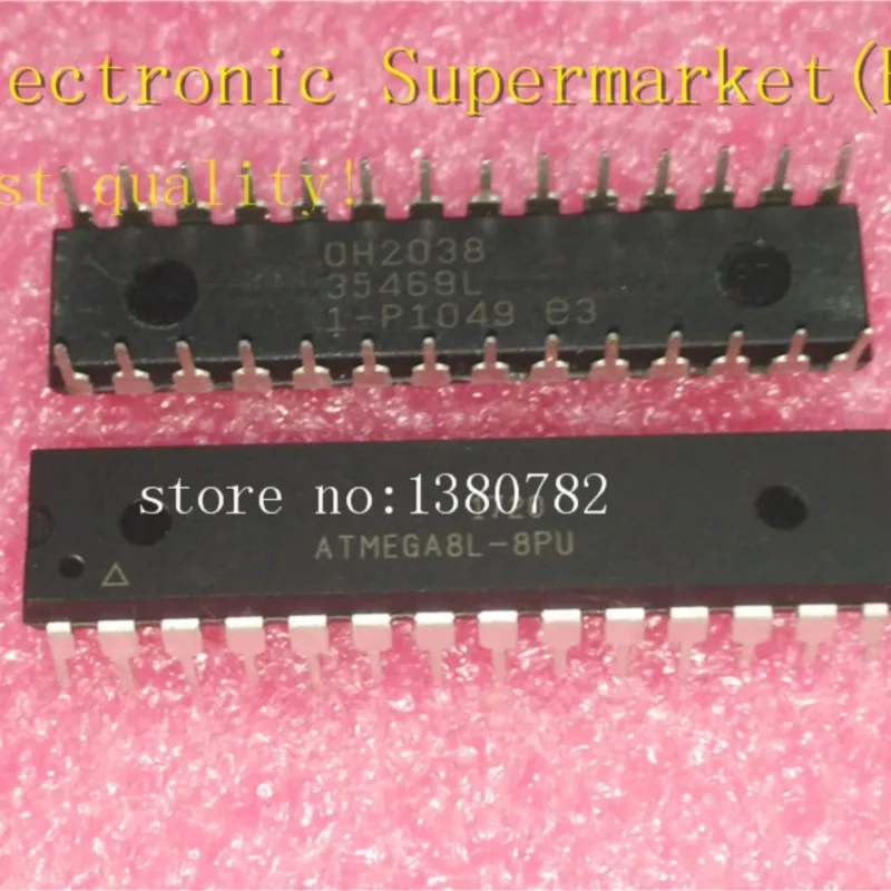 Бесплатная доставка 50 шт./лот ATMEGA8L-8PU ATMEGA8L ATMEGA8 DIP-28 Новая оригинальная микросхема в наличии!
Бесплатная доставка 50 шт./лот ATMEGA8L-8PU ATMEGA8L ATMEGA8 DIP-28 Новая оригинальная микросхема в наличии!