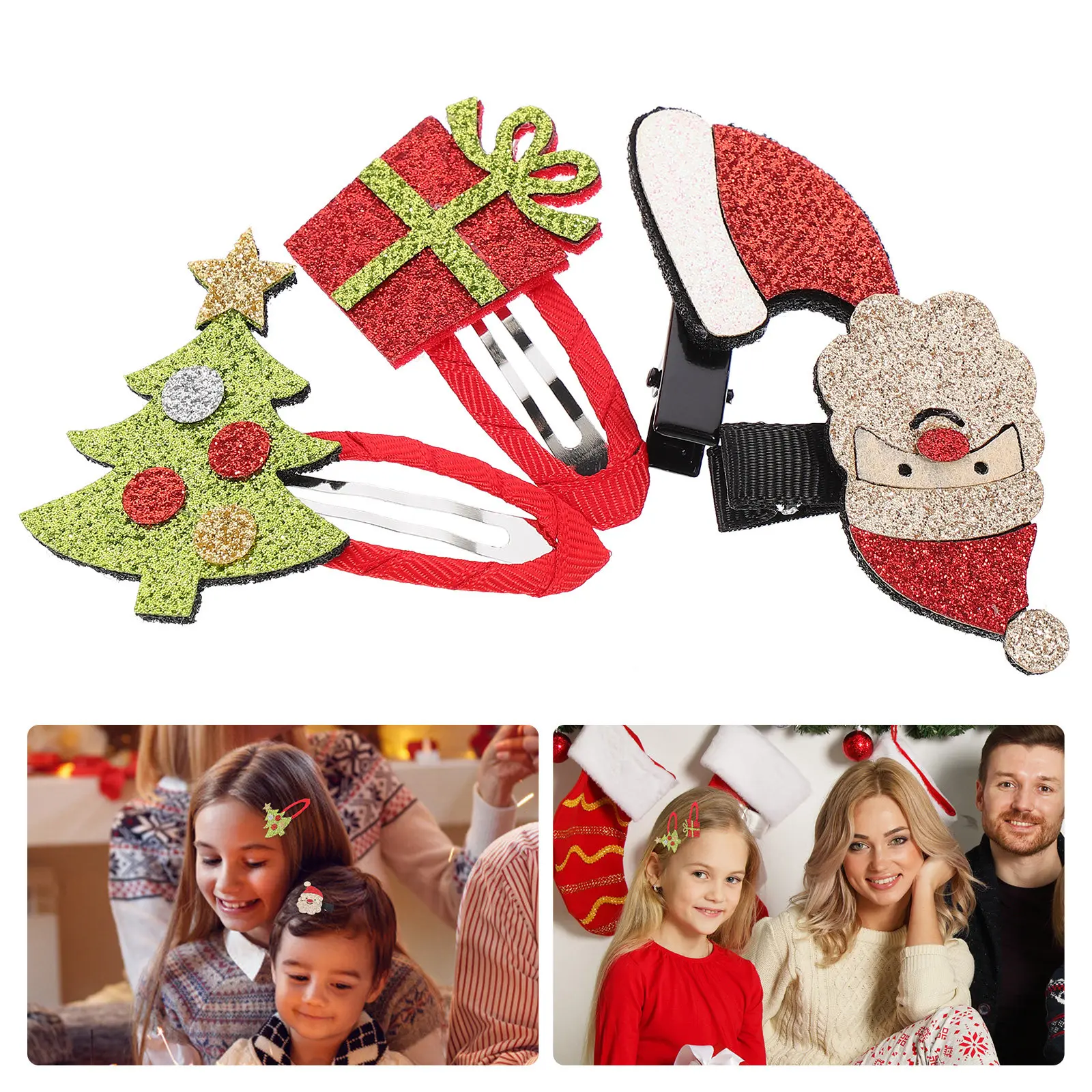 2Sets Christmas Hair Clips for Festive Red Design Cute Hairpins Non-Fading Lightweight Holiday Party Photo
2Sets Christmas Hair Clips for Festive Red Design Cute Hairpins Non-Fading Lightweight Holiday Party Photo